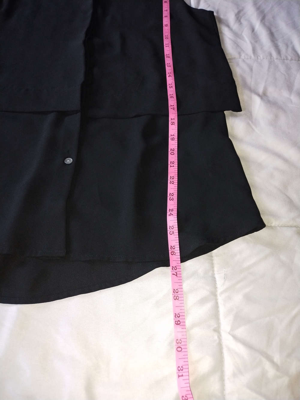 Banana Republic Black Sleeveless Layered Collared Blouse - Picture 7 of 7